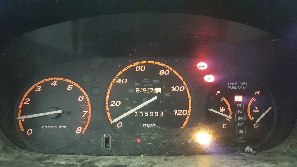 1997 年本田 CRV AWD 转运箱组件 205,994 英里亲笔签名转运 — 第 2/2 张图片