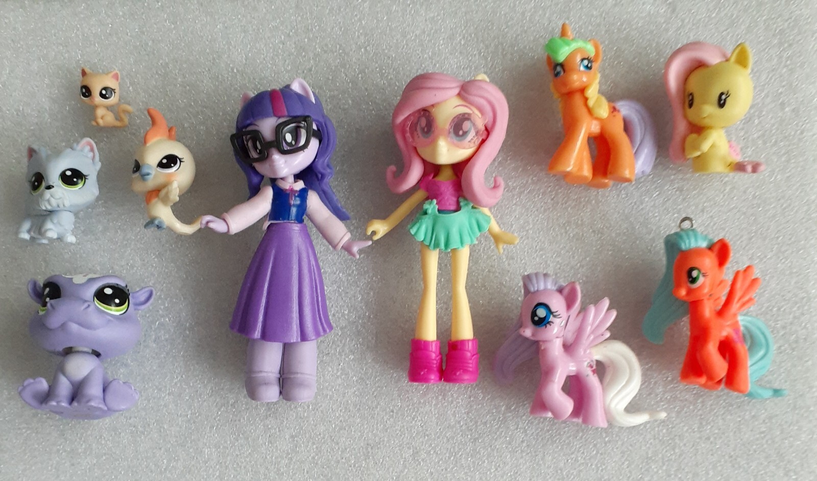 Mlp Pony Pet Shop Littlest Pet Shop LPS 523 Black Gray Horse W