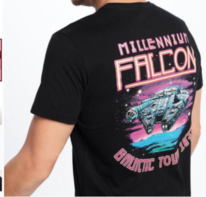 star wars millennium falcon t shirt