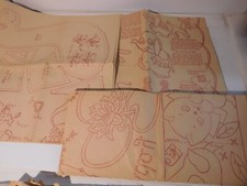 Misc Embroidery Transfer Lot 1 - pattern assortment - Vintage - unused