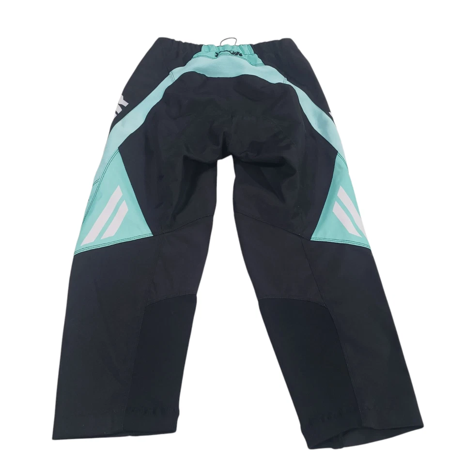 Calça Thor Motocross Infantil Preta Azul 10/12 Off Road Bicicleta Corrida Off Road - Imagem 2 de 4