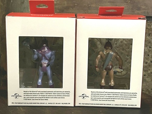 Hallmark He-Man Esqueleto Adorno de Navidad Set 2021 Masters of the Universe Nuevo - Imagen 4 de 4