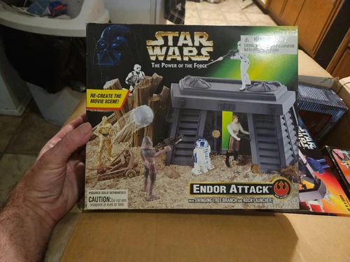 Kenner Star Wars Power of The Force: Endor Attack 1997 Playset Green POTF