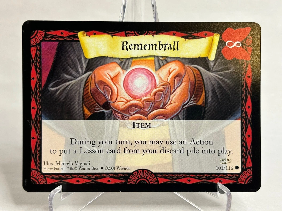 Harry Potter TCG Promo Collectible Individual Card Games for sale