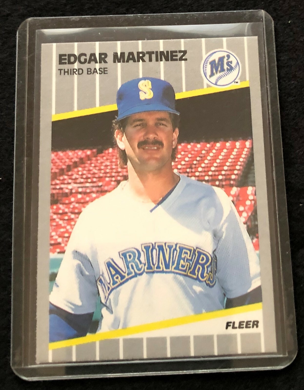 1989 Fleer Edgar Martinez #552 card Mariners. NM-MT. FREE SHIPPING!! (READ desc)