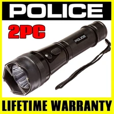POLICE Stun Gun 1109 Heavy Duty Self Defense Wholesale Lot of 2