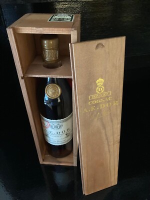 A.E. DOR - Vieille Réserve No. 6 Cognac, ältere Originalabfüllung mit Holzbox