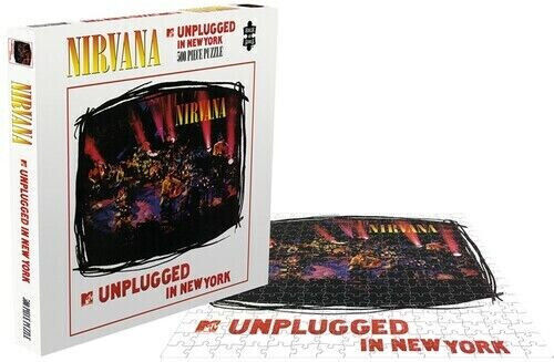 Nirvana Kurt Cobain MTV Unplugged In New York 500 Piece Jigsaw Puzzle New Sealed - Afbeelding 1 van 3