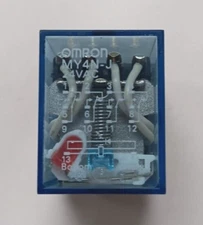 OMRON RELAY MY4N-J 24 VAC PART NO. IEO255 14 PINS/TERMINALS MADE IN JAPAN