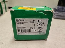 SCHNEIDER ELECTRIC M9R84491  4 POLE 100 AMP GROUND FAULT PROTECTOR New OB