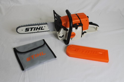 #ad #ad STIHL Toy Chainsaw Prop Battery Operated Rotating Chain amp; Sound Works Children $45.00