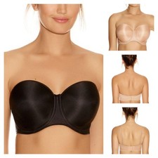 Fantasie Smoothing Strapless Bra 4530 Underwired Moulded Womens Bras