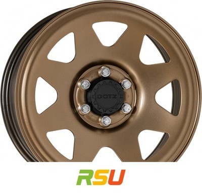 Dotz Dakar HD bronze matt 7x17'' ET44 LK6 120 ML 74.5 Stahlfelgen 17 Zoll