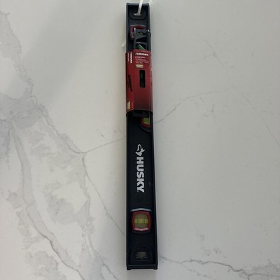 Husky 2 Pk. 9in. Torpedo and 24in. Aluminum Level 3 Vial - New