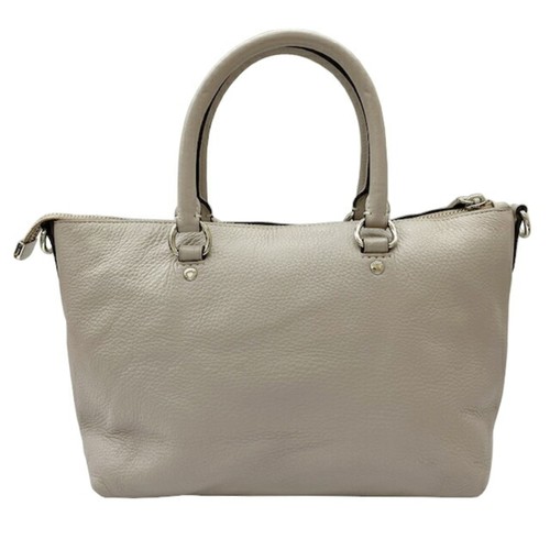 Coach Mini Emma Satchel Bag F31466 Grau Leder Handtasche Schulter für Damen - Bild 2 von 10