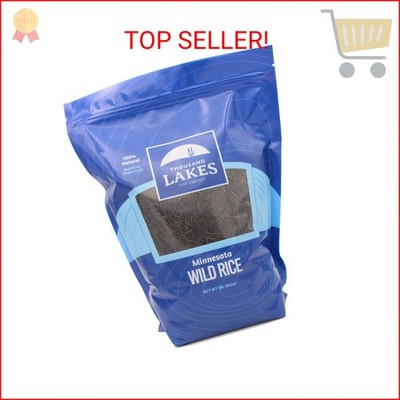 Thousand Lakes Minnesota Grown Wild Rice - Bulk - 5 pounds | 100% All Natural