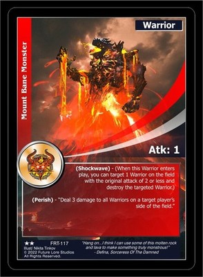 Mount Bane Monster NM LRAW Frontiers