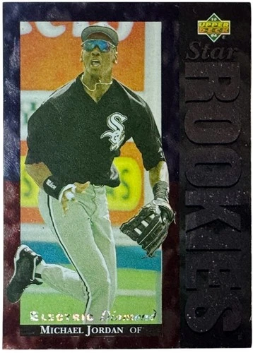 Michael Jordan 1994 Upper Deck Electric Diamond Star Rookies Card #19- White Sox