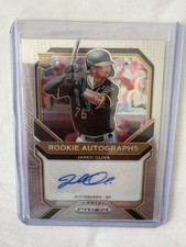 2021 Panini Prizm #RA-JOL Jared Oliva Rookie Autographs - ROOKIE - PIRATES