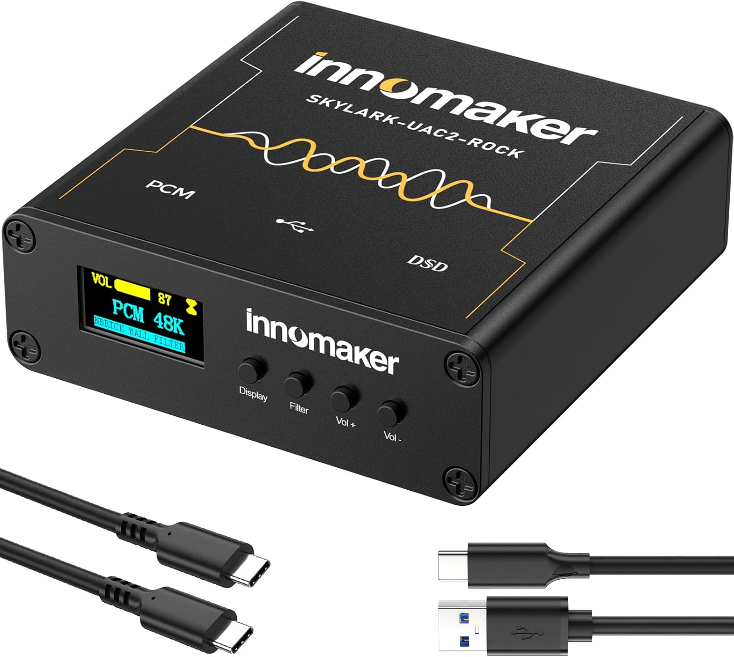 Interfaccia Audio USB DAC ES9038Q2M | XLR Balanced Output per Studio - 1