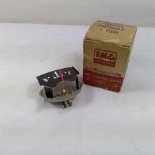 NOS OEM FORD 52 53 EARLY FAC-10850-B AMMETER AMP GAUGE ASSEMBLY