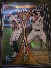Kevin McGonigle 2025 Bowman Draft #A-13 Axis Gold Refractor [29/50]