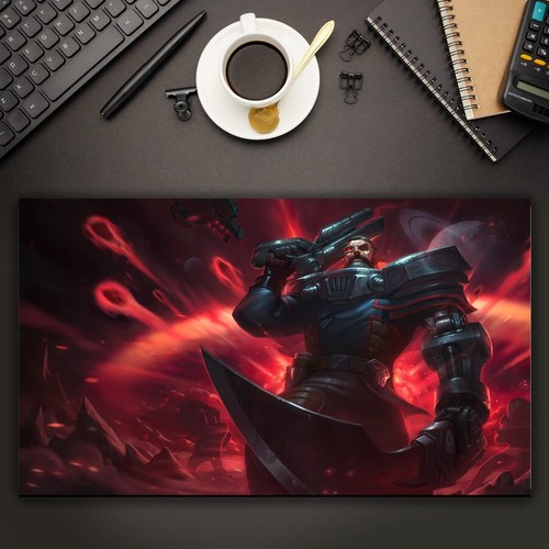 Summoner's Rift Gangplank planet Playmat mat CCG custom | eBay