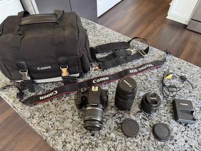 Canon EOS Digital Rebel XS / EOS 1000D Camera, 300mm & 50mm Zoom Lenses & Case