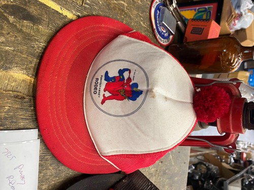 Vtg Punxsutawny Rodeo Hat Caps Tossle Baseball Collector Great Graphix Clothing! - Bild 2 von 10