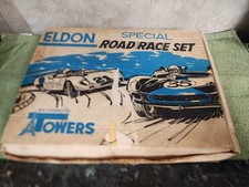 ELDON 1/32 Slot Car "Over  Under Figure 8 Road Race Set Made For Towers