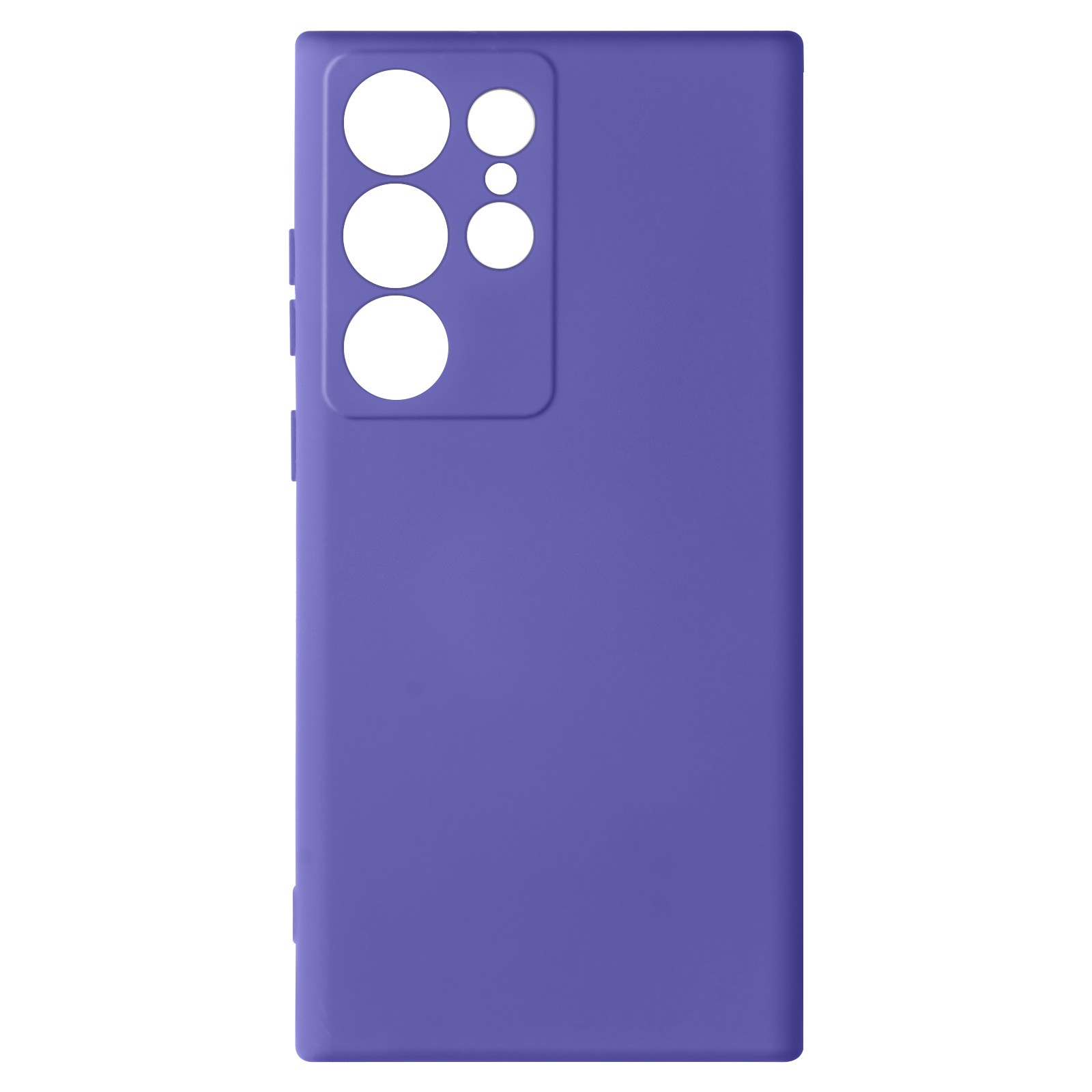 Coque Galaxy S23 Ultra semi-rigide violette au toucher doux
