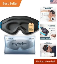 Luxury 3D Sleeping Eye Mask - Zero Pressure & Breathable for Ultimate Comfort