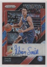 2018 Panini Prizm Sensational Signatures Choice Zhaire Smith #SS-ZSM Auto 0s5s
