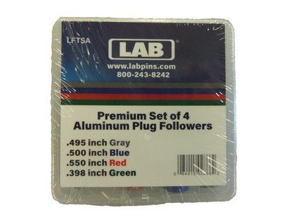 LAB LFTSA SET OF 4 ANODIZED ALUMINUM LOCK CYLINDER FOLLOWERS REKEYING TOOL