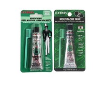 Clubman Moustache Wax Hang Pack Neutral Black 0.5oz Combo