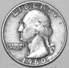 1960-D Washington Quarter - Very Fine - #3151EA - Details