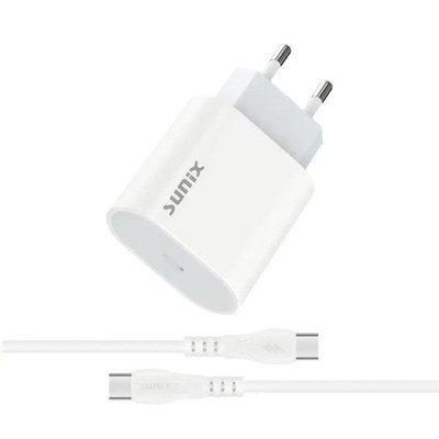20W USB C Ladegerät PD Schnellladegerät mit USB C Kabel Set