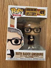 Funko POP Icons Ruth Bader Ginsburg American History #45 Justice Judge NEW