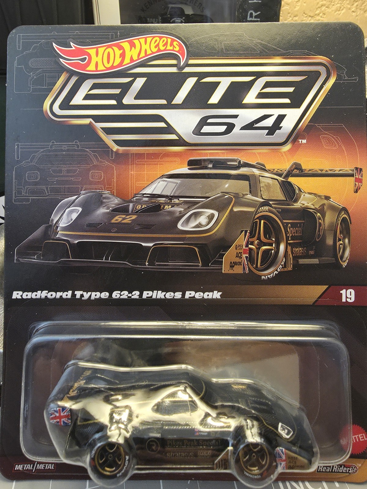 Hot Wheels Elite 64 Radford Type 62-2 Pikes Peak #19