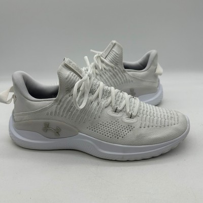 Under Armour 3027177-100 Mens 11 White UA Flow Dynamic IntelliKnit Training Shoe