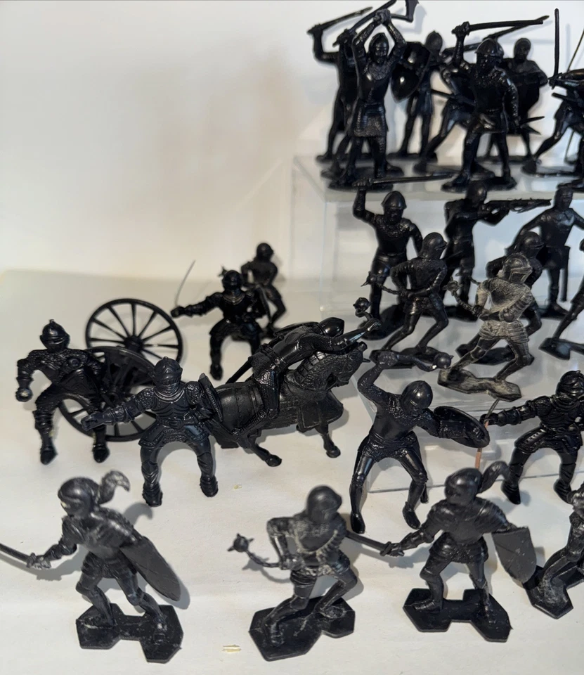 Marx Caballeros Medievales Cruzados 60MM Negro etc Otras Figuras Marx Foto 2 de 4
