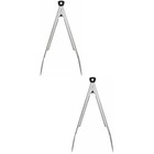2 Pack Cooking Tweezers Utensils Steak Tongs for Stainless Steel