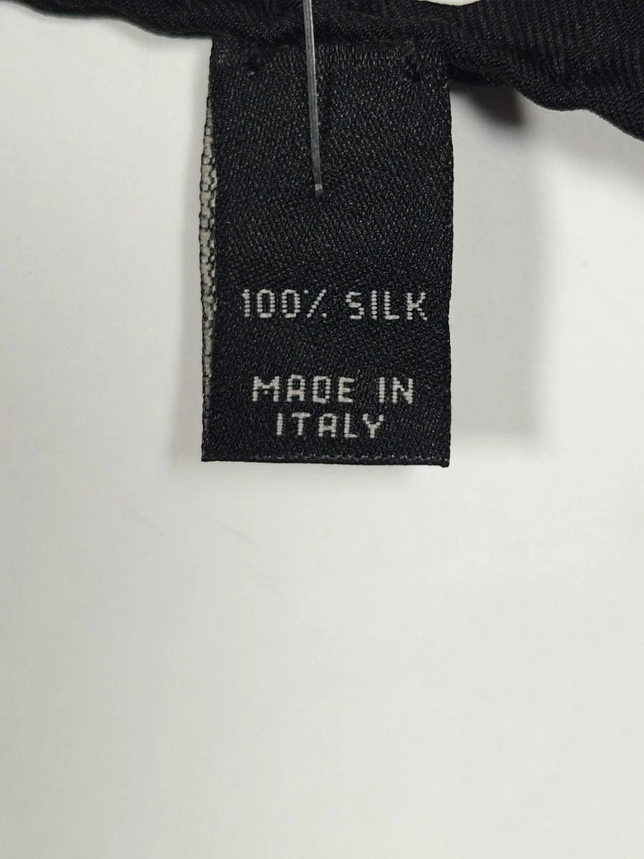 Jos. A. Banco 100% Seda Bolsillo Cuadrado Azul Patrón y Conjunto Negro Foto 4 de 4