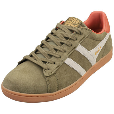 Gola Herren-Fashion Sneaker EQUIPE II Khaki Weiß - 42 EU