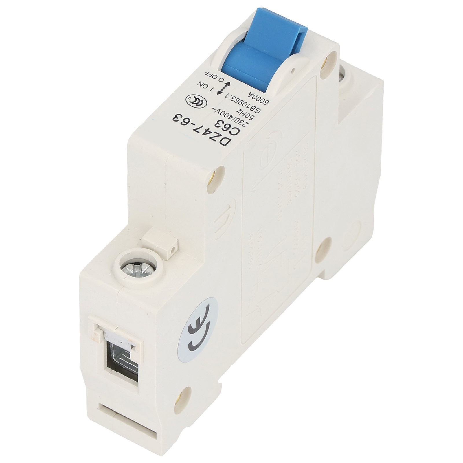 Miniature Circuit Breaker 1P Residual Current Isolator 63A Power Distribution