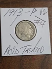 1913 P Buffalo Nickel #4 Variety 2 or Type 2 Acid Treated