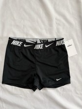 NEW Nike Black Swim Bottoms Athletic NIKE Shorts Womens Size Small NESSG277-001