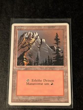 Gebirge Magic The Gathering Karte Deutsch Mountain 1996