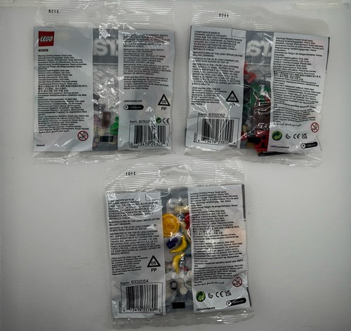 LEGO 40465 40464 40309 Minifig Food Baguette Cherry Watermelon Grape Pretze - Picture 4 of 4