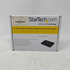 StarTech 2.5” USB 3.0 to SATA III HDD Enclosure Tool-less